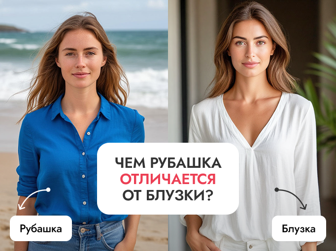 Чем отличается блузка от рубашки: подробное сравнение