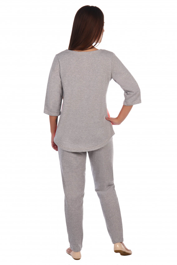 Пижама женская кулирка 6.113 серый