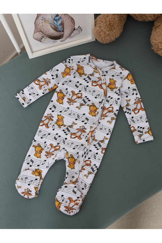 15.52 Комбинезон для новорожденных, белый, дисней