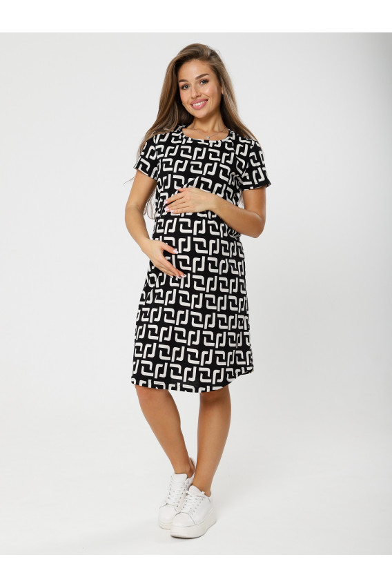 Платье 8.105 черный, фенди