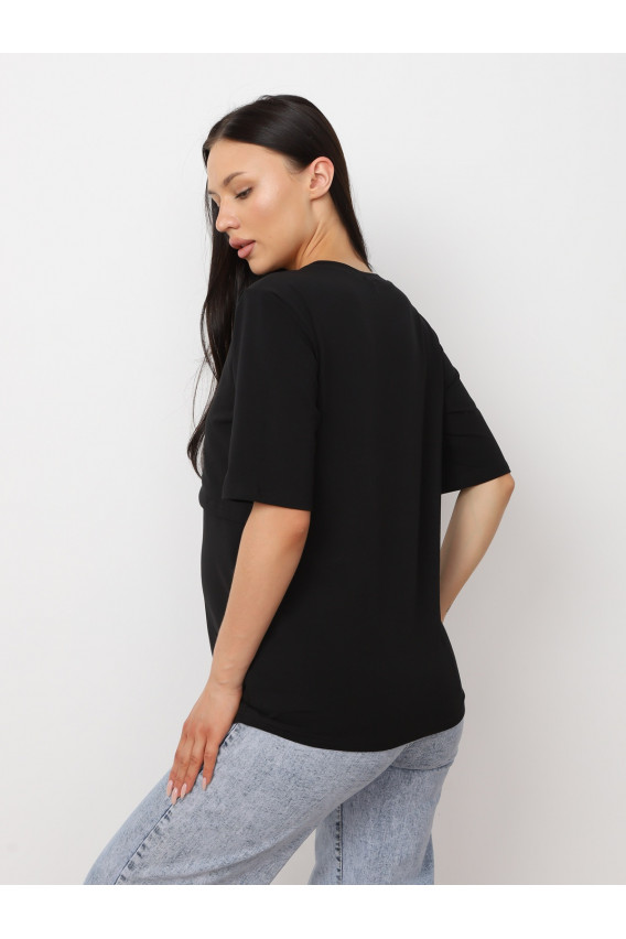 Футболка оверсайз 8.162 черный