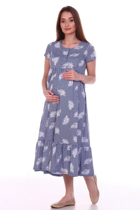 Платье женское для беременных 8.109 полоска