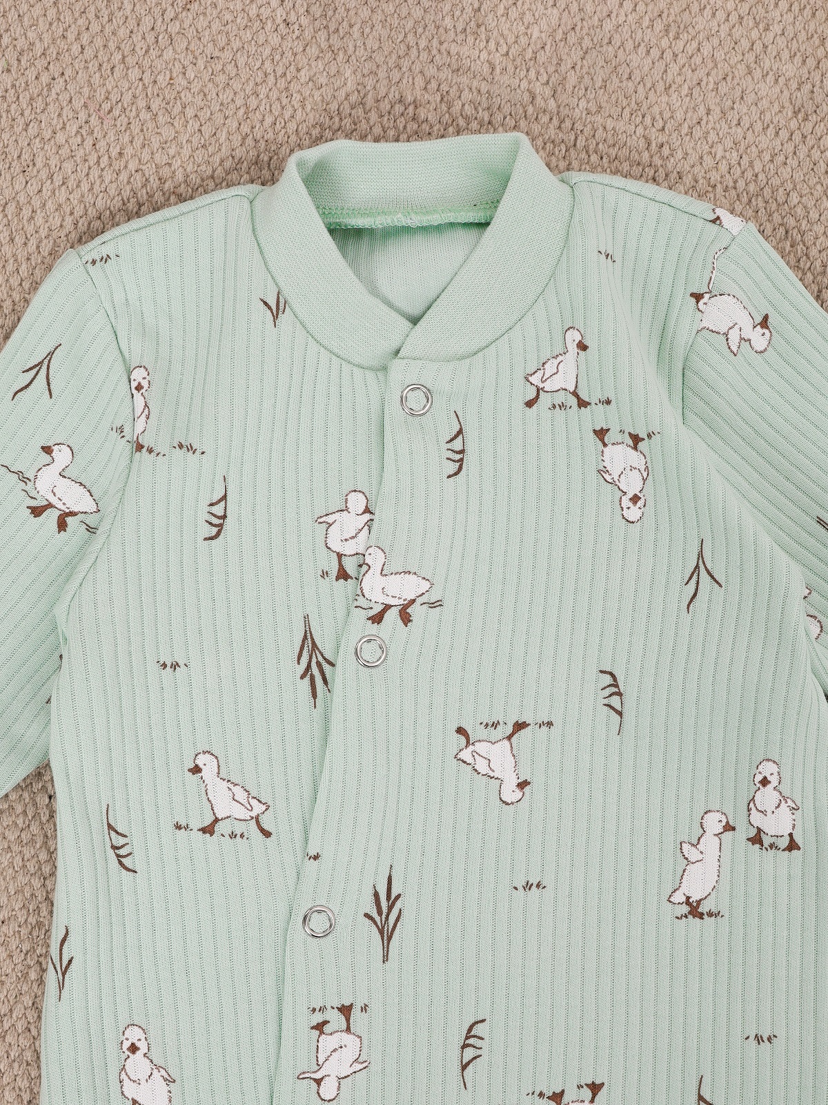 15.49 Набор из двух комбинезонов, экрю, нефрит