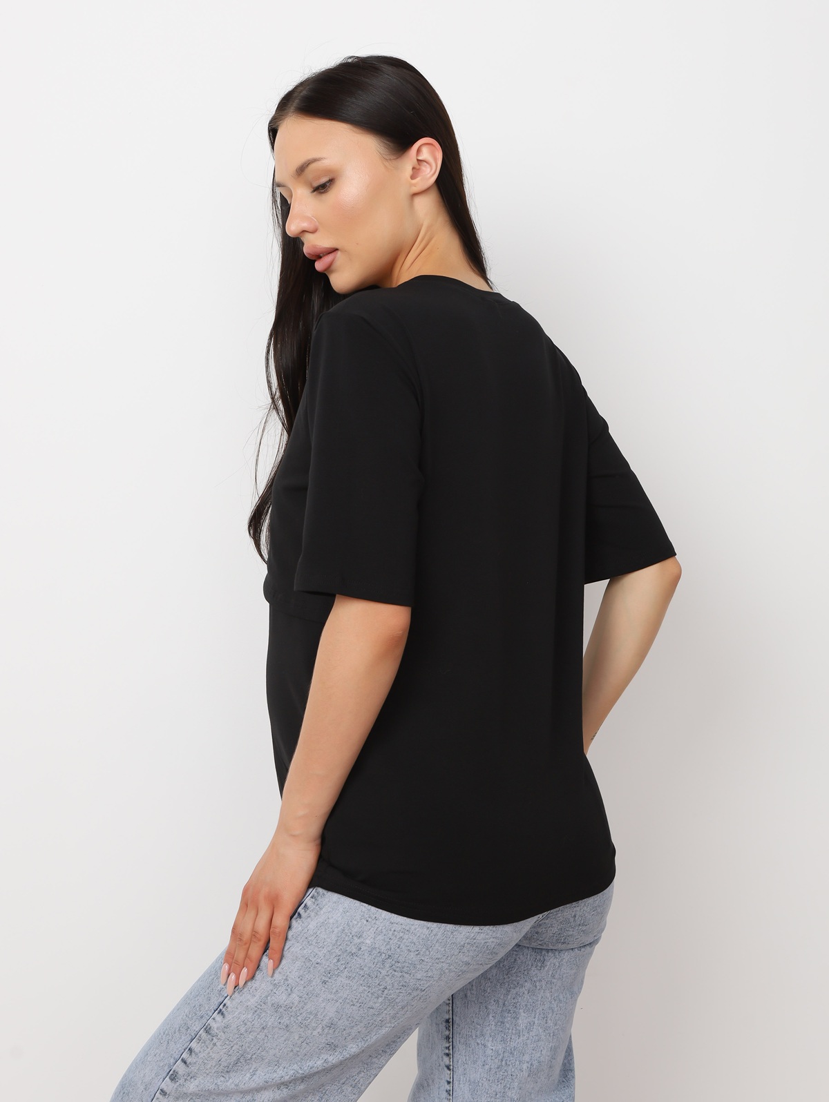 Футболка оверсайз 8.162 черный