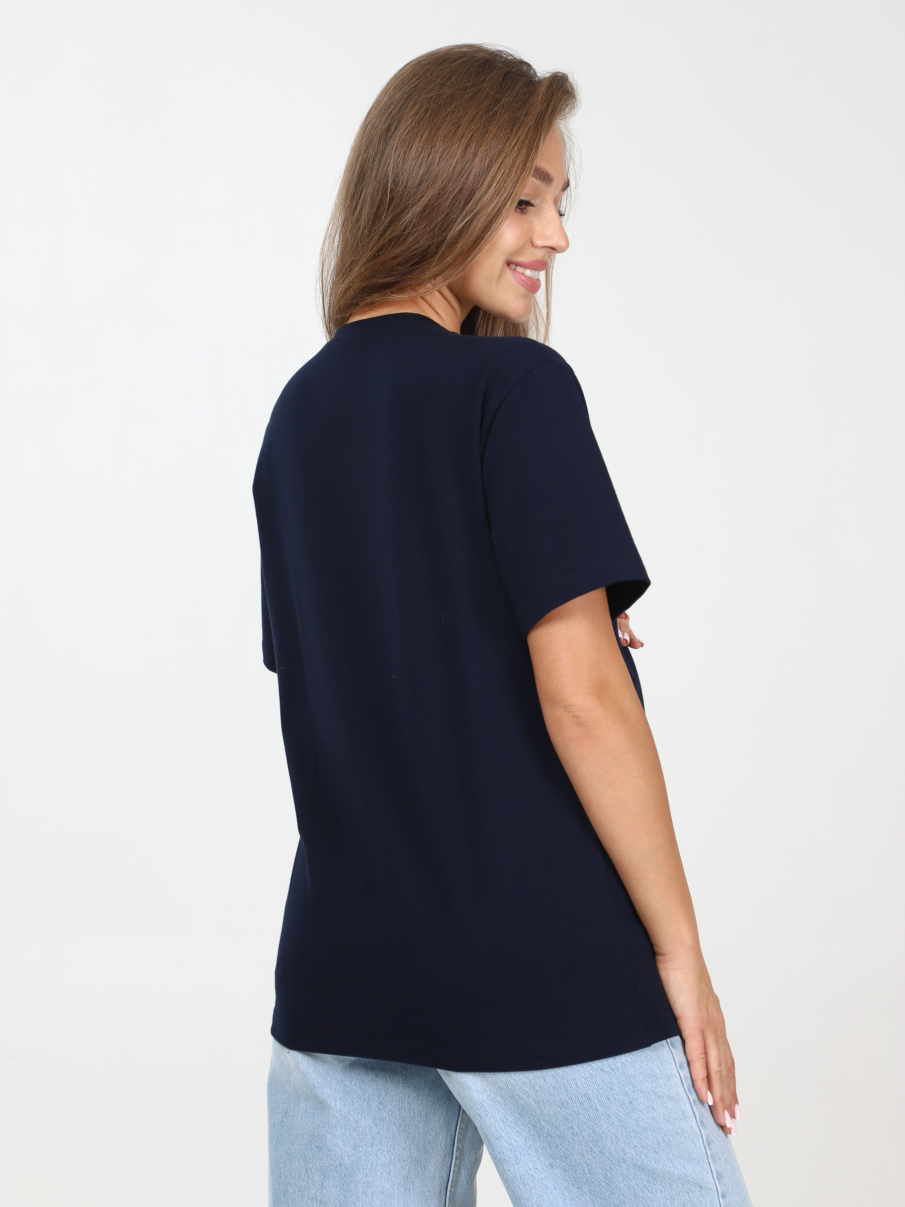 
									Футболка с 2-мя молниями 8.163 т.синий